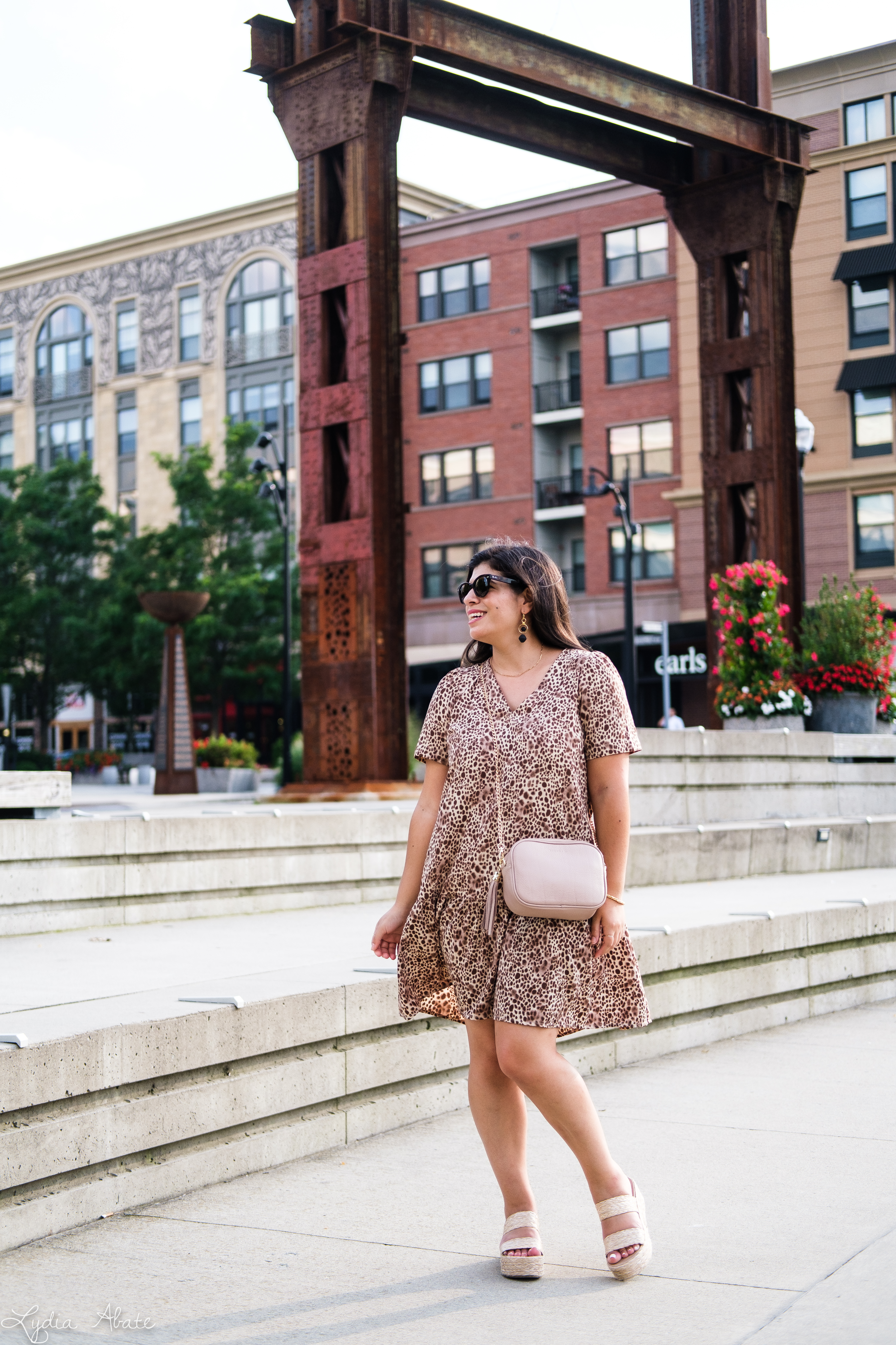 leopard swing dress, raffia wedges, luken and co camera bag-4.jpg