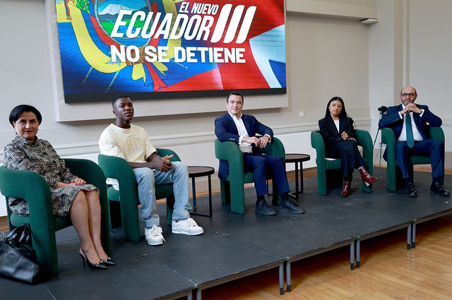 EVENTO CON ESTUDIANTES Y JÓVENES EMPRENDEDORES ECUATORIANOS. LONDRES, 07 DE MAYO DEL 2025.