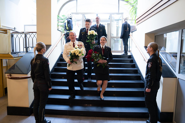 16.05.2025. Valsts prezidenta Edgara Rinkēviča dalība Valsts ugunsdzēsības un glābšanas dienesta apbalvošanas pasākumā par godu ugunsdzēsības Latvijā 160. gadadienai